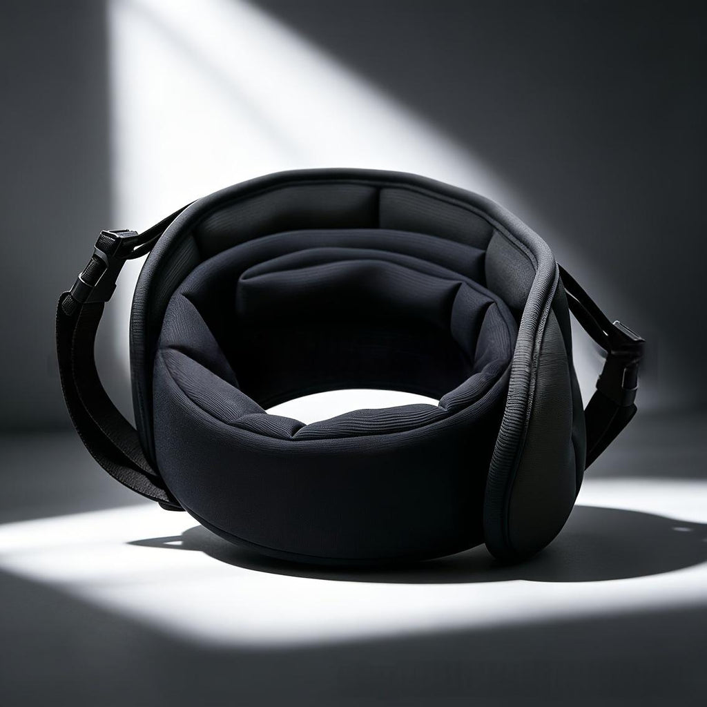 Ultimate Comfort Travel Pillow with Eye Mask - Your Go-To Neck Support for Airplanes, Cars, and Trains