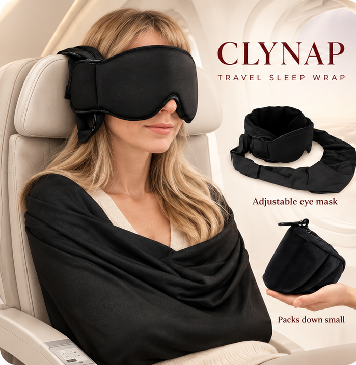 Ultimate Comfort Travel Pillow with Eye Mask - Your Go-To Neck Support for Airplanes, Cars, and Trains